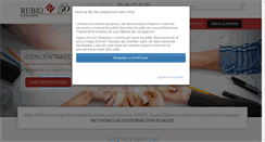 Desktop Screenshot of gestoriarubio.com